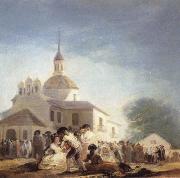 Francisco Goya The Hermitage of St Isidore oil painting reproduction